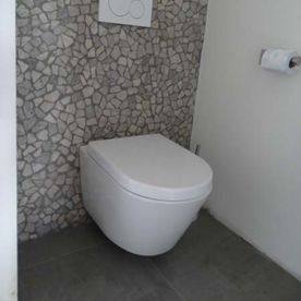 grijze toilet